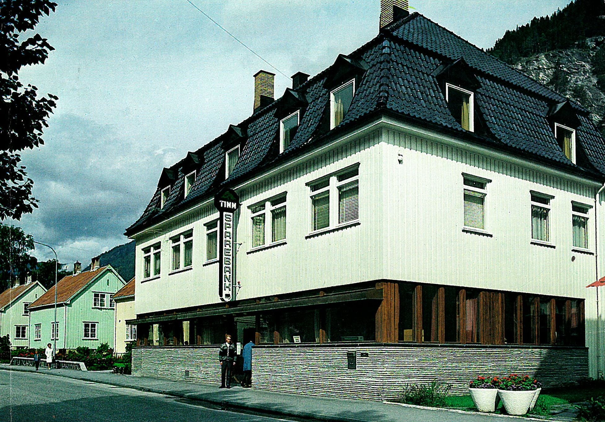 Tinn Sparebank på 1980-tallet.